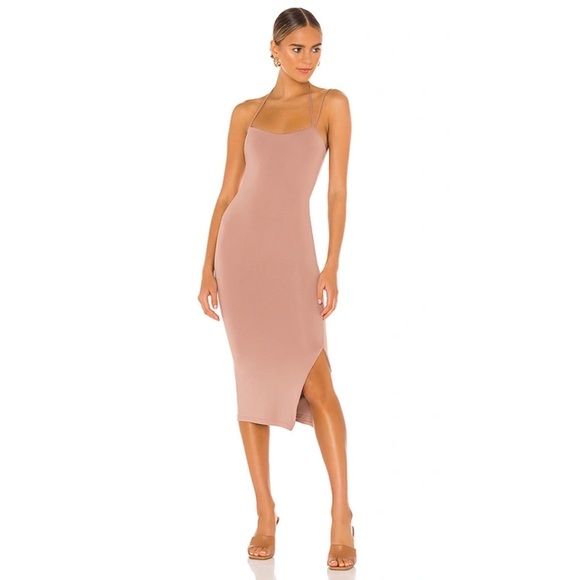 Privacy Please Mona Midi Dress in Mocha - Picture 1 of 10
